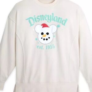 Mickey Mouse Snowman Pullover Sweatshirt for Women – Disneyland